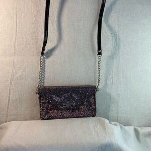 Nine West Black and Purple Glitter Crossbody/ Clutch A¥
A+++++
Unique
